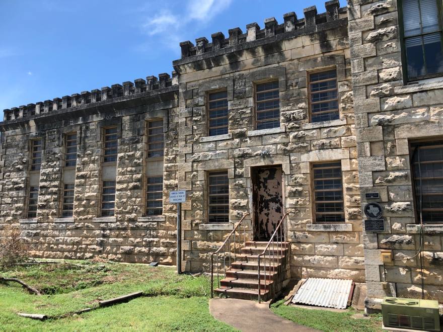 The historic Williamson County Jail, Georgetown, Texas