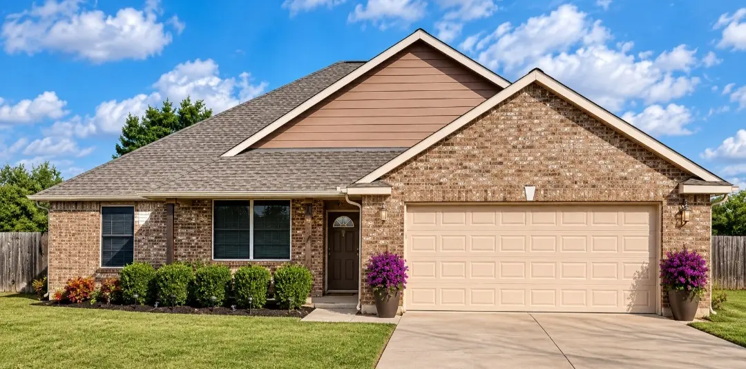 Front exterior of 91 Skyview Terrace in Leander Texas